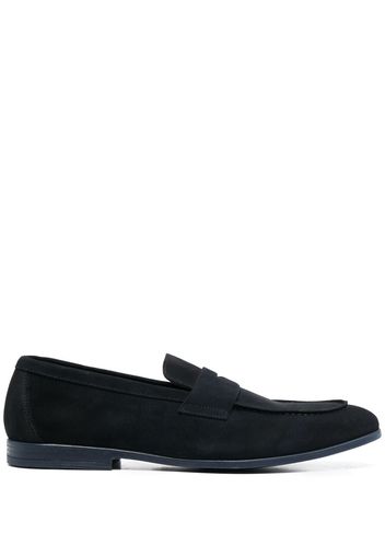 Doucal's suede slip-on loafers - Blu