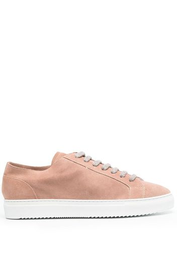Doucal's low-top suede shoes - Rosa