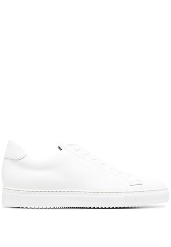 Doucal's low top lace-up sneakers - Bianco