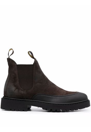 Doucal's suede Chelsea boots - Marrone