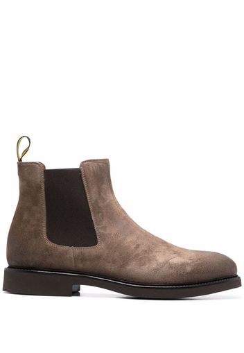 Doucal's side-panelled ankle boots - Marrone