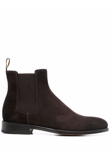 Doucal's suede chelsea boots - Marrone