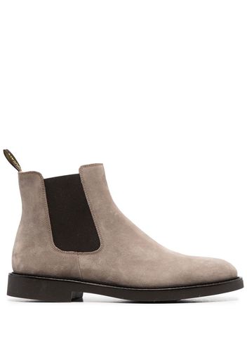 Doucal's suede side-panel ankle boots - Grigio