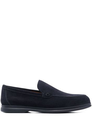 Doucal's 20mm slip-on suede loafers - Blu