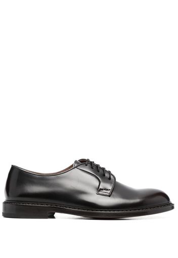 Doucal's leather derby shoes - Marrone
