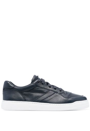 Doucal's panelled low-top sneakers - Blu