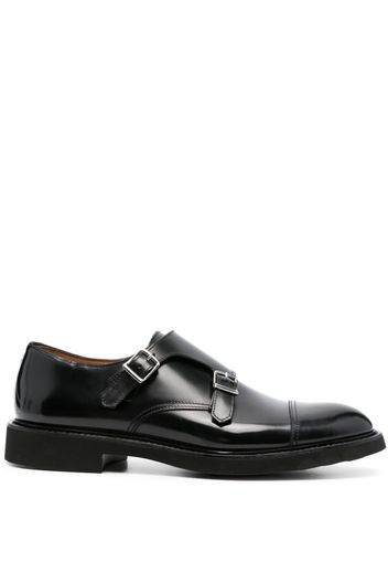 Doucal's buckle-fastening monk shoes - Nero