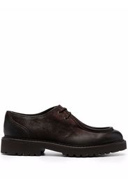 Doucal's lace-up detail loafers - Marrone