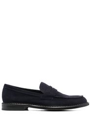 Doucal's suede penny-slot loafers - Blu