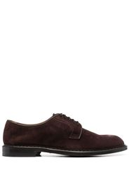 Doucal's lace-up suede Derby shoes - Marrone