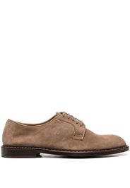 Doucal's lace-up suede derby shoes - Toni neutri