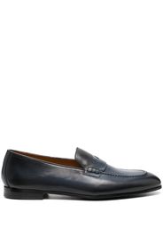 Doucal's flat leather loafers - Blu