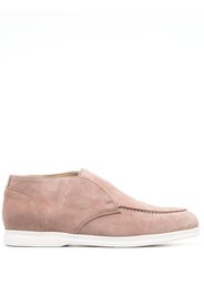 Doucal's ankle-length suede loafers - Rosa