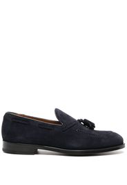 Doucal's tassel-detail suede loafers - Blu