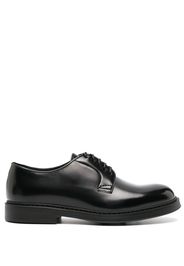 Doucal's leather lace-up Derby shoes - Nero