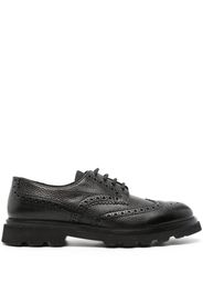 Doucal's panelled leather brogues - Nero