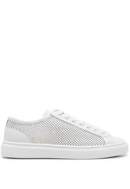 Doucal's perforated leather sneakers - Bianco