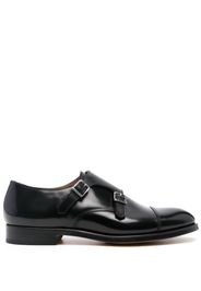 Doucal's leather Monk shoes - Nero