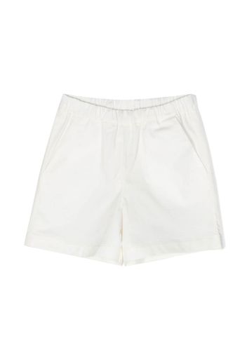 Douuod Kids stretch-cotton elasticated shorts - Bianco