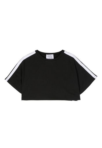 Douuod Kids T-shirt crop - Nero