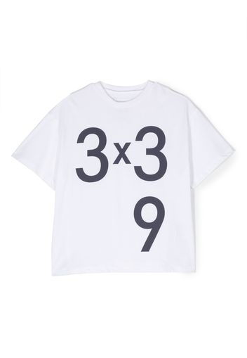 Douuod Kids graphic-print short-sleeved T-shirt - Bianco