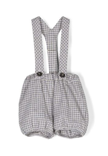 Douuod Kids houndstooth-pattern jumper - Bianco