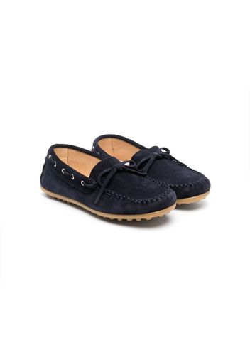 Douuod Kids slip-on suede loafers - Blu