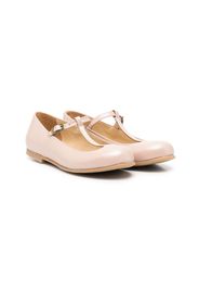 Douuod Kids buckle leather ballerina flats - Toni neutri