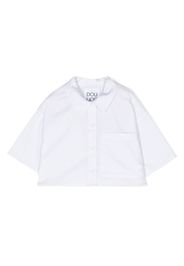 Douuod Kids short-sleeve cotton shirt - Bianco