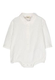 Douuod Kids Body con effetto stropicciato - Bianco