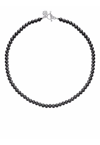 DOWER AND HALL pearl-detail necklace - Argento