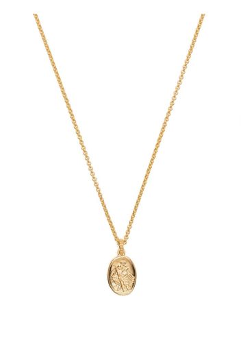 DOWER AND HALL Collana con pendente St. Christopher - Oro