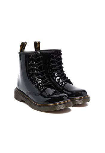 Dr. Martens Kids 1460 patent leather boots - Nero
