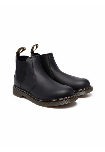 Dr. Martens Kids ankle leather boots - Nero