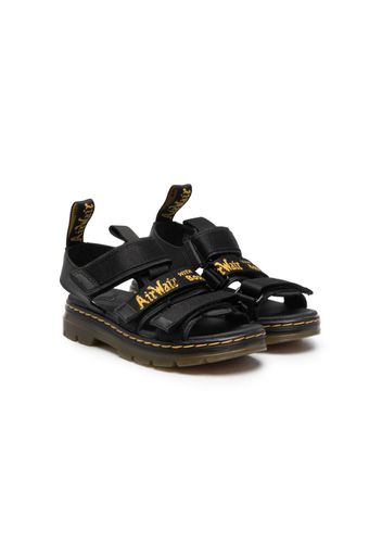 Dr. Martens Kids Callan touch-strap sandals - Nero