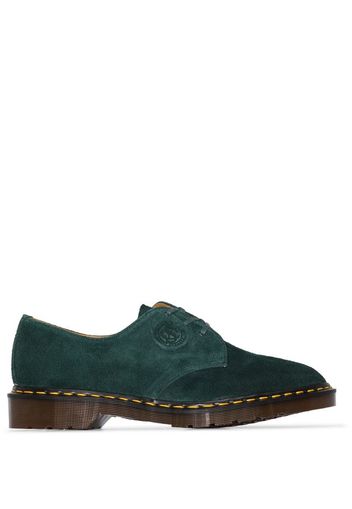 green 1461 suede oxford shoes