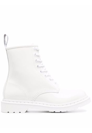 Dr. Martens high-shine ankle boots - Bianco