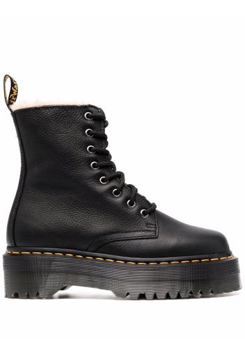 Dr. Martens Jadon platform combat botos - Nero