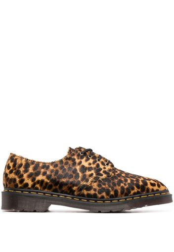 Dr. Martens animal-pattern lace-up shoes - Marrone