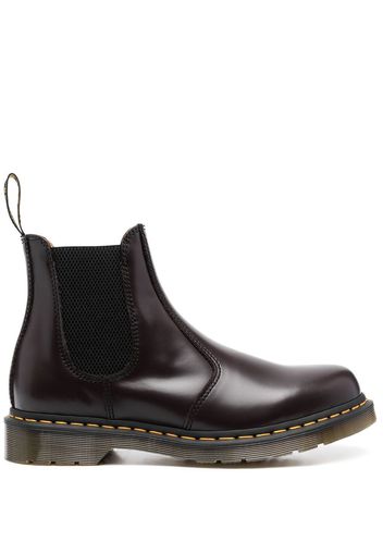 Dr. Martens slip-on leather boots - Rosso