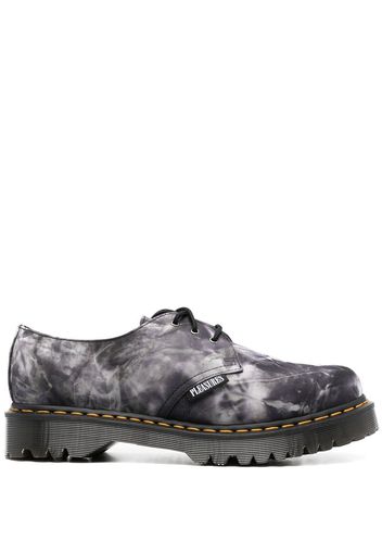 Dr. Martens Derby 1461 con fantasia tie-dye DR. MARTENS x Pleasures - Nero