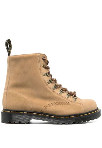 Dr. Martens suede lace-up utility boots - Toni neutri