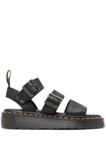 Dr. Martens Gryphon 45mm leather sandals - Nero