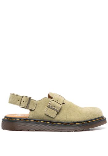 Dr. Martens Jorge slingback suede sandals - Verde