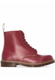 Dr. Martens Stivaletti Vintage Check - Rosso