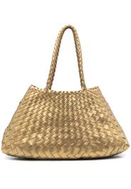 DRAGON DIFFUSION Santa Croce leather tote bag - Oro