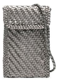 DRAGON DIFFUSION leather phone bag - Verde