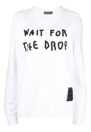 DRHOPE graphic-print cotton sweatshirt - Bianco