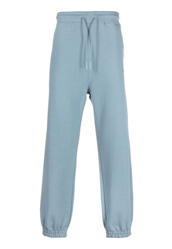 Drôle De Monsieur drawstring cotton track pants - Blu