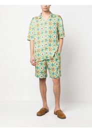 Drôle De Monsieur Faïence printed shirt - Verde